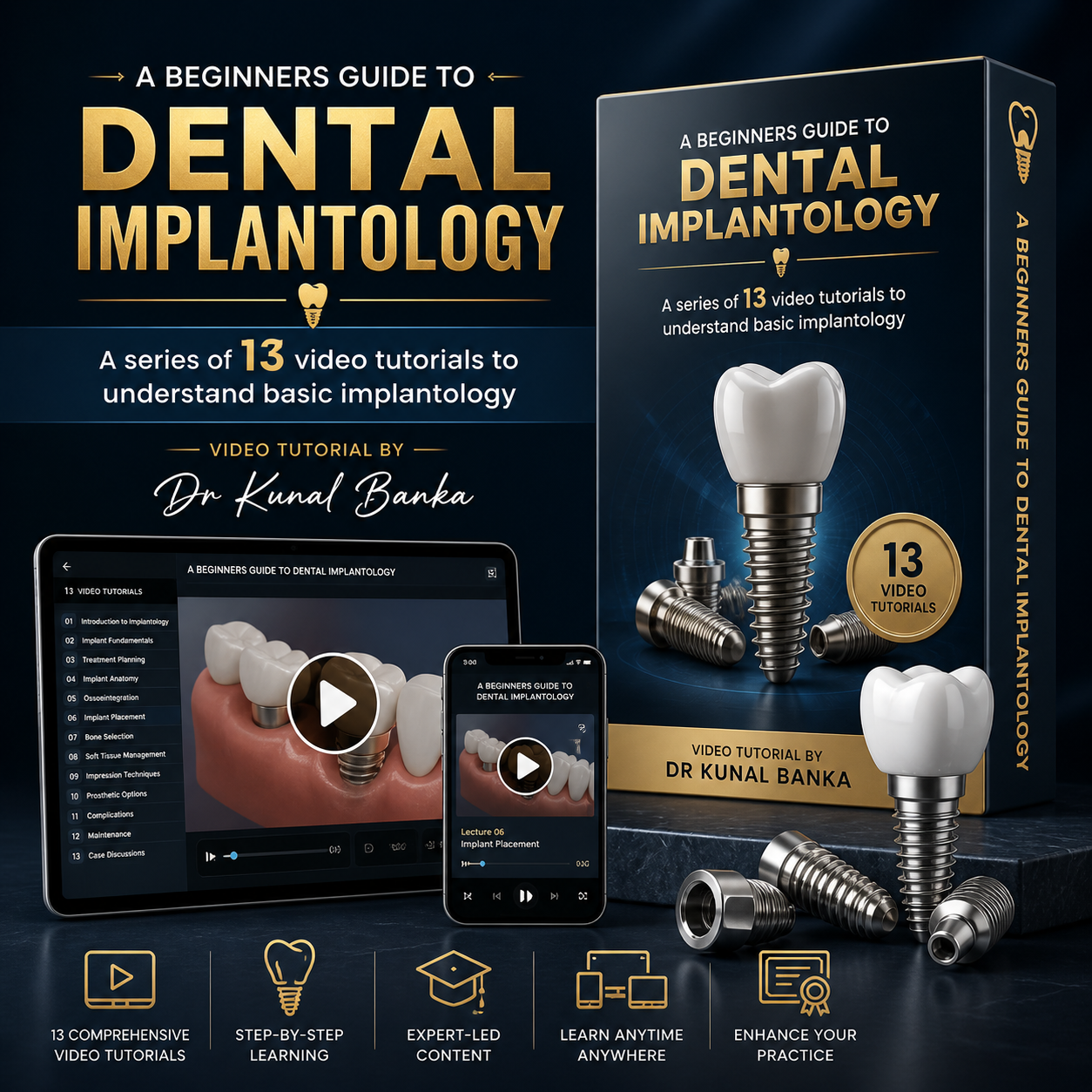 Dental Implantology for beginners - Video Course